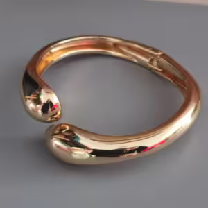 Gold Open End Bracelet
