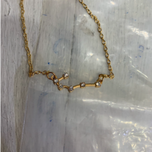 Gold Star Station Necklace