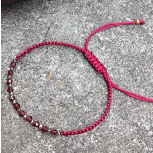 Red Beaded Bracelet
