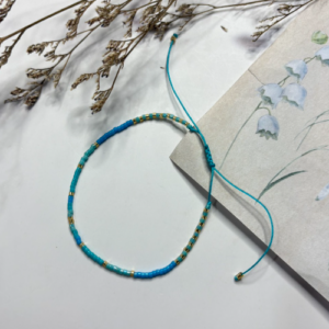 Blue Beaded Bracelet