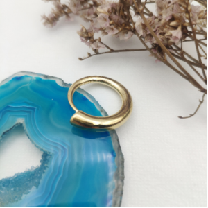 Gold Open Circle Ring