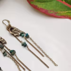 Gold Chain Tassel Earrings
