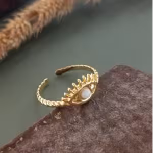 Ivory Eye Ring