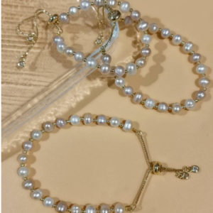 Pearl Beaded Bracelet Set