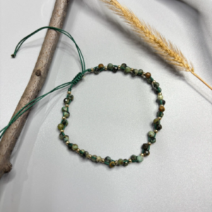 Dark Green Natural Stone Bracelet