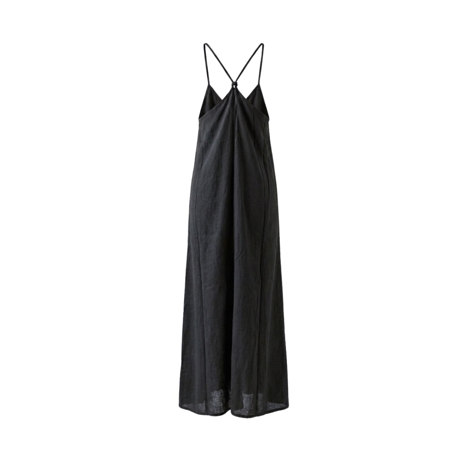 Black Halter Neck Free Size Dress - Image 3