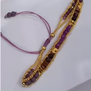 Amethyst Stone Wrap Bracelet