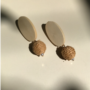 Natural  Woven Earrings