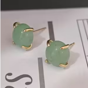 Verdant Light Stud Earrings