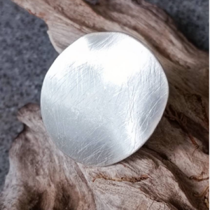 Silver Sculptural Dome Ring