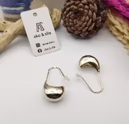 Gold Triple Link Earrings