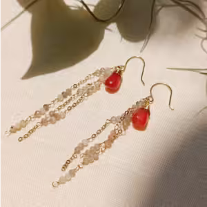 Clear Quartz Dangles Earrings
