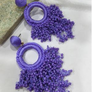 Purple Poetic Earrings