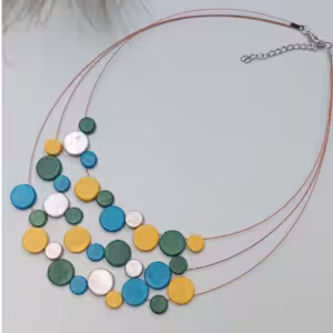 Island Dream Disc Bib Necklace
