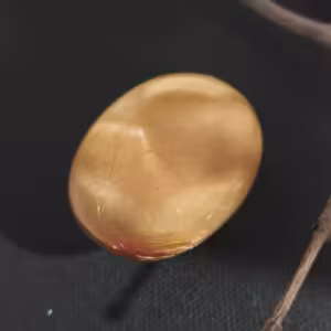 Gold Brushed Oval Ring