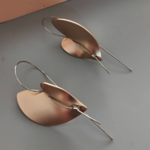 Brown Marquise Drop Earrings