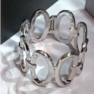 Silver Oval Link Bracelet