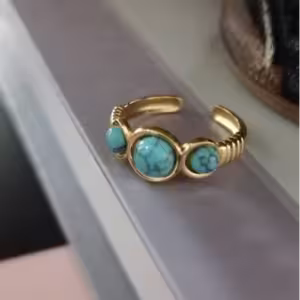 Azure Elegance Ring