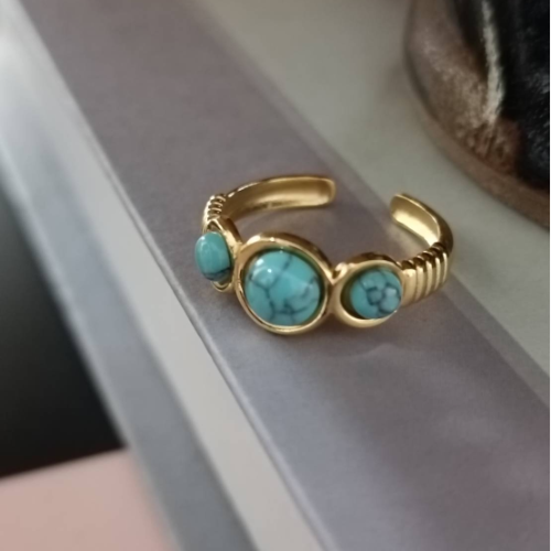 Azure Elegance Ring