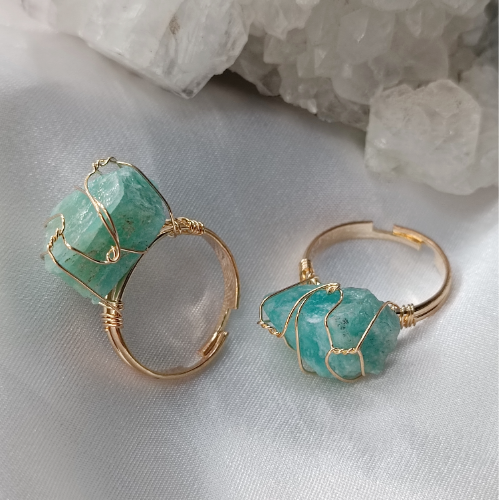 Aqua Muse Wrap Ring