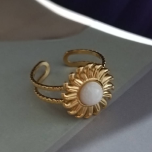 Golden  Sunburst Ring