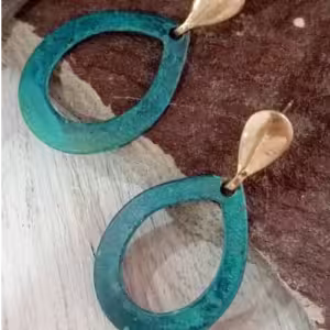 Turquoise Hoop Earrings