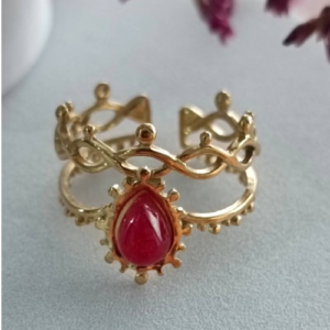 Bloodfire Floral Ring