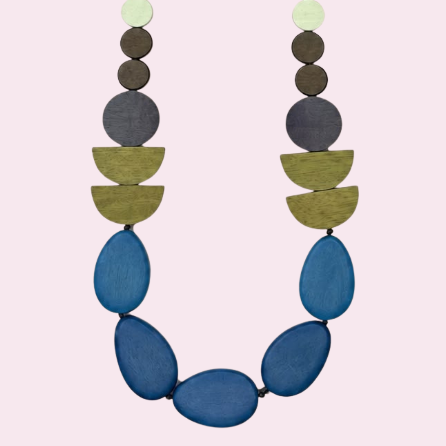 Blue Pebble Necklace - Image 3