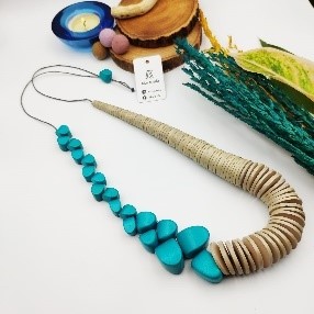 Turquoise Natural Curve Necklace