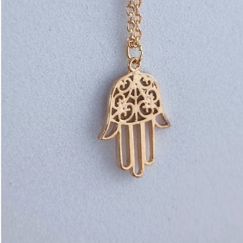 Gold Hamsa Necklace