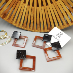 Golden Honey Layered Earrings