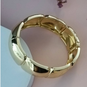 Gold Chunky Link Cuff Bracelet