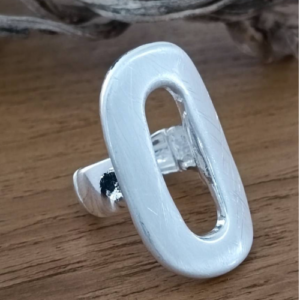 Silver Open Link Ring
