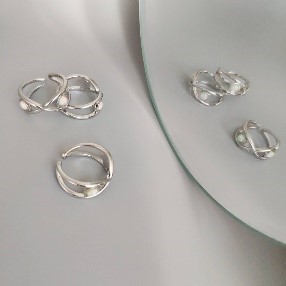 Silver Triple Loop Ring