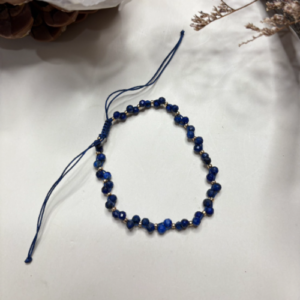 Deep Blue Natural Stone Bracelet