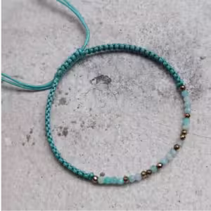 Turquoise Gold Accent Bracelet