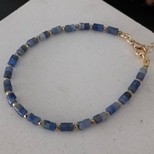 Indigo Natural Stone Stretch Bracelet