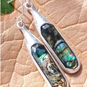 Abalone Shell Drop Earrings
