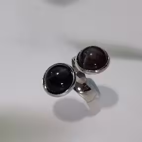 Deep Plum Double Ring
