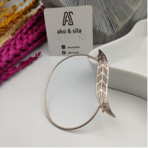 Rose Golden Leaf Wrap Bracelet