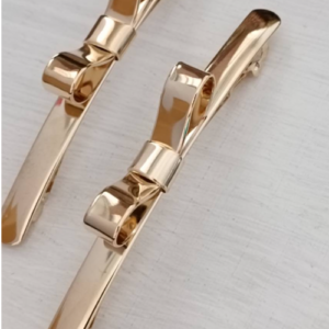 Gold Slim Barrette Clip