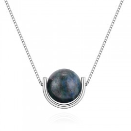 Blue Orbit Necklace