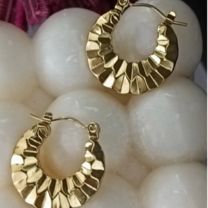 Pearl Fan Stud Earrings