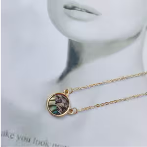 Abalone Circle Necklace