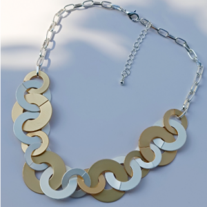 Gold Link Collar Necklace