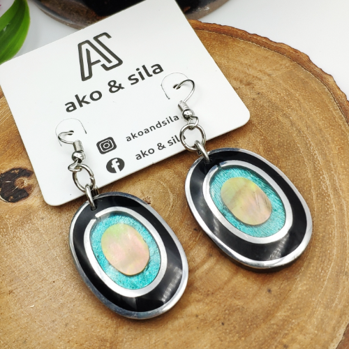 Abalone Drop Earrings