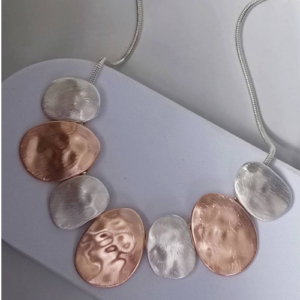 Mixed Disc Charm Necklace