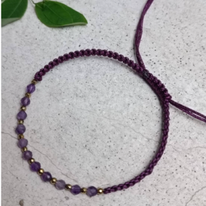 Purple Beaded Bracelet