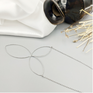 Silver Triple Loop Necklace