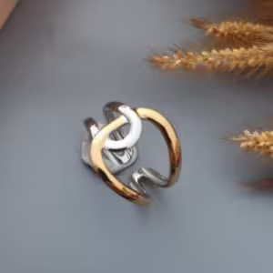 Two Tone Open Ring